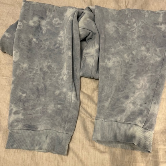 Victoria’s Secret Blue Tie-Dye Jogger with Logo on Side and Metal VS on Ties - Picture 8 of 8